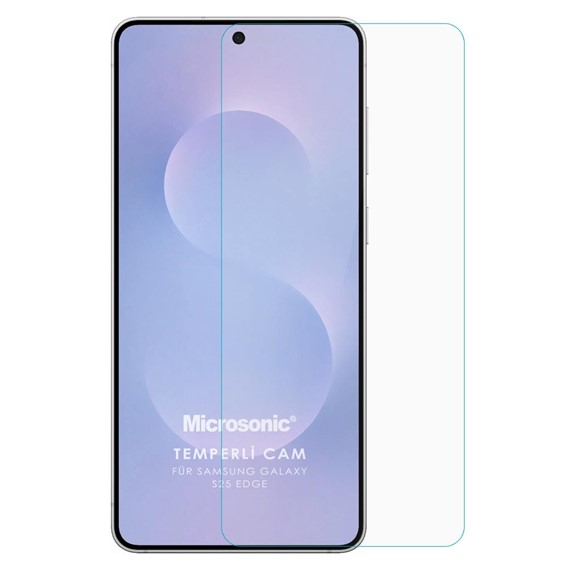 Microsonic Samsung Galaxy S25 Edge Tempered Glass Cam Ekran Koruyucu 1