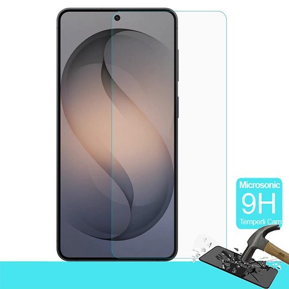 Microsonic Samsung Galaxy S26 Plus Tempered Glass Cam Ekran Koruyucu 2