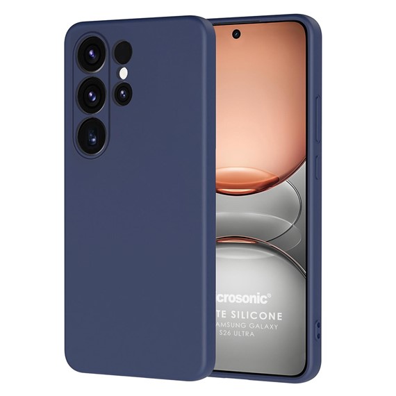 Microsonic Samsung Galaxy S26 Ultra Kılıf Groovy Soft Lacivert 1