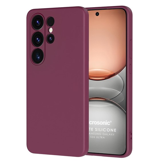 Microsonic Samsung Galaxy S26 Ultra Kılıf Groovy Soft Mor 1