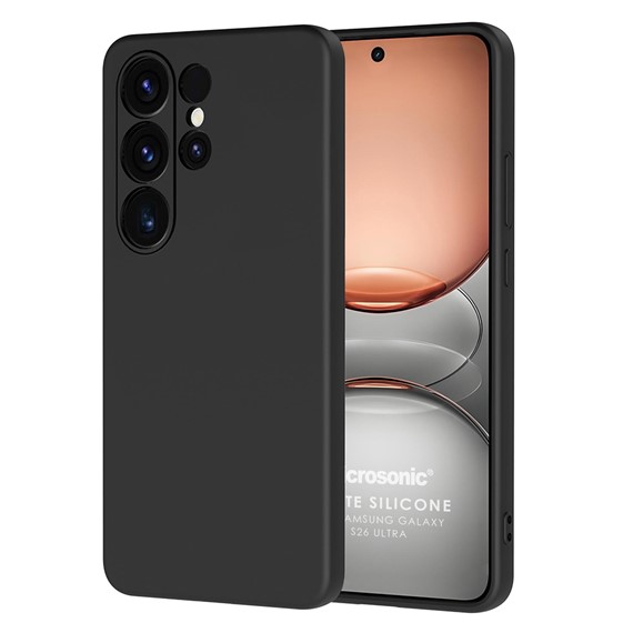 Microsonic Samsung Galaxy S26 Ultra Kılıf Groovy Soft Siyah 1