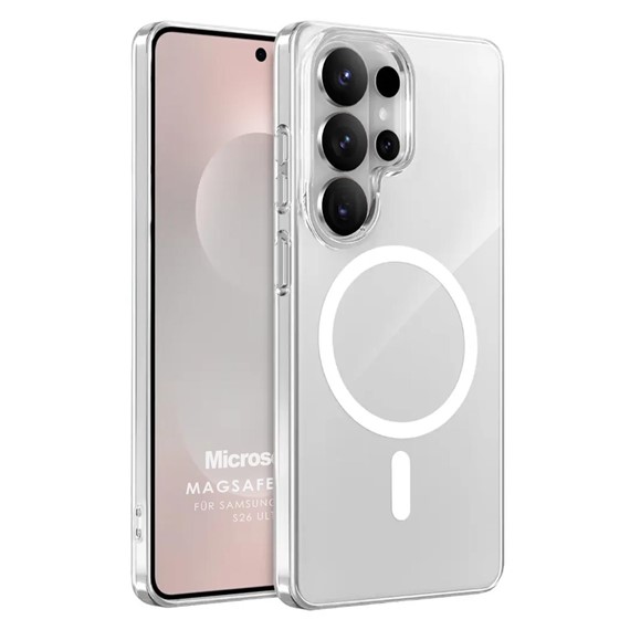 Microsonic Samsung Galaxy S26 Ultra Kılıf MagSafe Clear Sararmaz Şeffaf 1