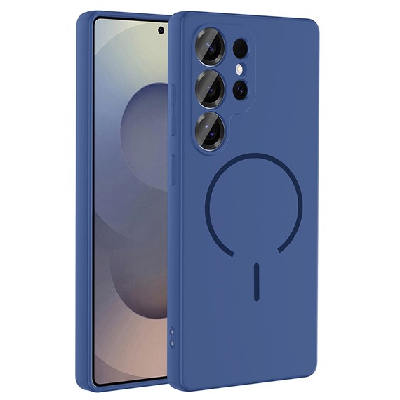 Microsonic Samsung Galaxy S26 Ultra Kılıf Zeno MagSafe Lacivert 1