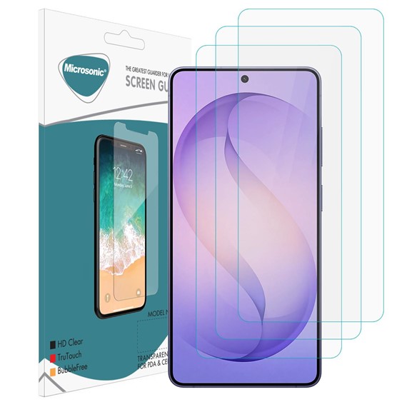 Microsonic Samsung Galaxy S26 Ultra Screen Protector Nano Glass Cam Ekran Koruyucu 3 lü Paket 2