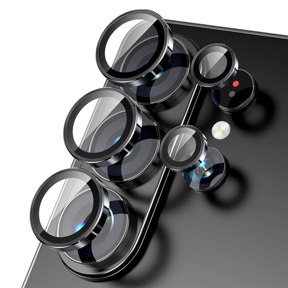 Microsonic Samsung Galaxy S26 Ultra Tekli Kamera Lens Koruma Camı Siyah 1