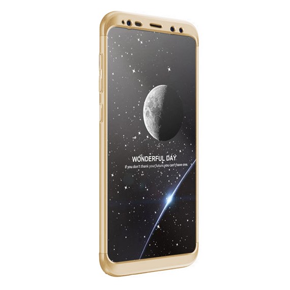 Microsonic Samsung Galaxy S9 Kılıf Double Dip 360 Protective Gold 2