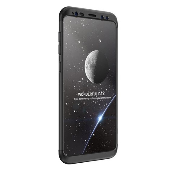 Microsonic Samsung Galaxy S9 Kılıf Double Dip 360 Protective Siyah 2