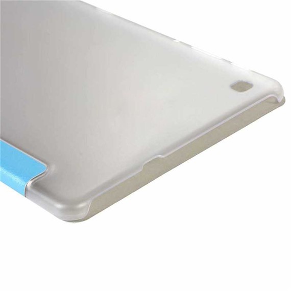 Microsonic Samsung Galaxy Tab A 10 1 T510 Smart Case ve arka Kılıf Mavi 4
