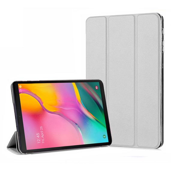 Microsonic Samsung Galaxy Tab A 10 1 T510 Smart Case ve arka Kılıf Gri 1