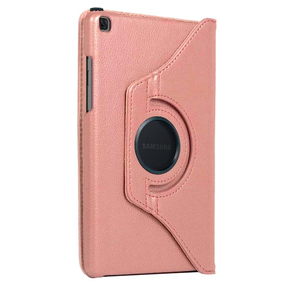 Microsonic Samsung Galaxy Tab A 8 2019 T290 Kılıf 360 Rotating Stand Deri Rose Gold 2