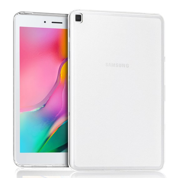 Microsonic Samsung Galaxy Tab A 8 2019 T290 Kılıf Transparent Soft Beyaz 1