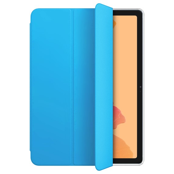 Microsonic Samsung Galaxy Tab A7 T500 Kılıf Slim Translucent Back Smart Cover Mavi 2