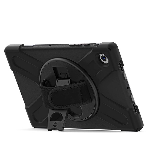 Microsonic Samsung Galaxy Tab A8 X200 Kılıf Heavy Defender Siyah 2