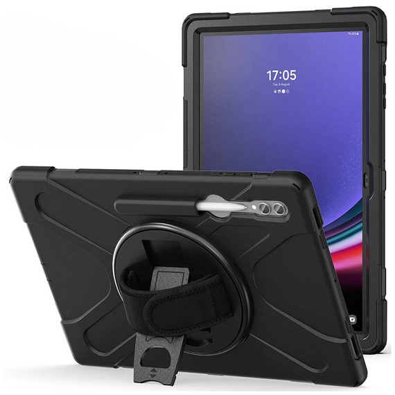 Microsonic Samsung Galaxy Tab S11 Ultra Kılıf Heavy Defender Siyah 1