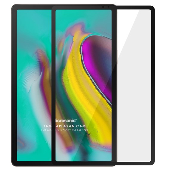 Microsonic Samsung Galaxy Tab S5e 10 5 T720 Tam Kaplayan Ekran Koruyucu Siyah 1