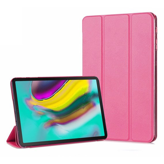 Microsonic Samsung Galaxy Tab S5e 10 5 T720 Smart Case ve arka Kılıf Koyu Pembe 1