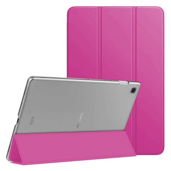 Microsonic Samsung Galaxy Tab S6 Lite 10 4 P610 Kılıf Slim Translucent Back Smart Cover Pembe 1