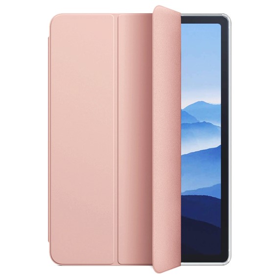 Microsonic Samsung Galaxy Tab S6 Lite 10 4 P610 Kılıf Slim Translucent Back Smart Cover Rose Gold 2