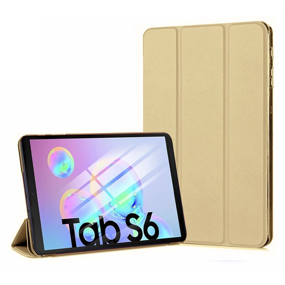 Microsonic Samsung Galaxy Tab S6 10 6 T860 Smart Case ve arka Kılıf Gold 1