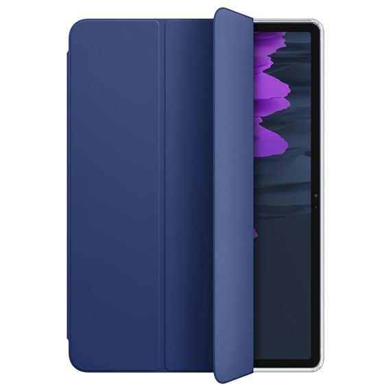 Microsonic Samsung Galaxy Tab S9 FE Kılıf Slim Translucent Back Smart Cover Lacivert 2