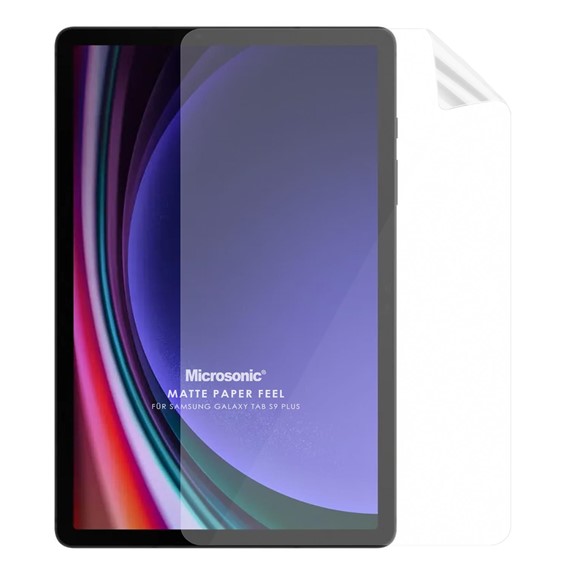 Microsonic Samsung Galaxy Tab S7 Plus T970 Paper Feel Kağıt Dokulu Mat Ekran Koruyucu 1