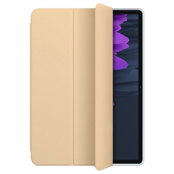 Microsonic Samsung Galaxy Tab S9 FE Kılıf Slim Translucent Back Smart Cover Gold 2