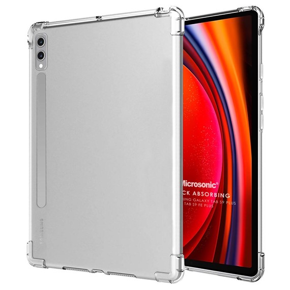 Microsonic Samsung Galaxy Tab S9 Plus X810 Kılıf Shock Absorbing Şeffaf 1