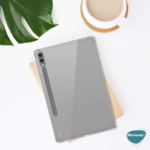 Microsonic Samsung Galaxy Tab S9 Plus X810 Kılıf Shock Absorbing Şeffaf 6