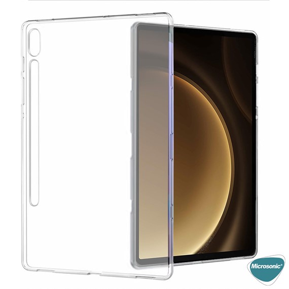 Microsonic Samsung Galaxy Tab S9 FE Kılıf Transparent Soft Şeffaf 5