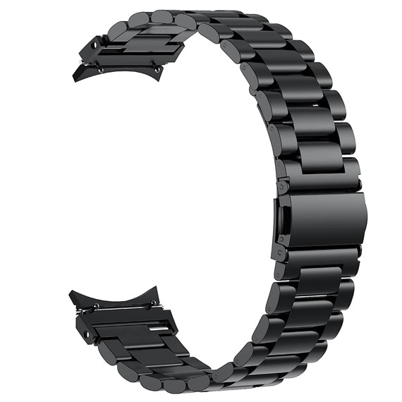 Microsonic Samsung Galaxy Watch FE Solid Steel Kordon Siyah 2