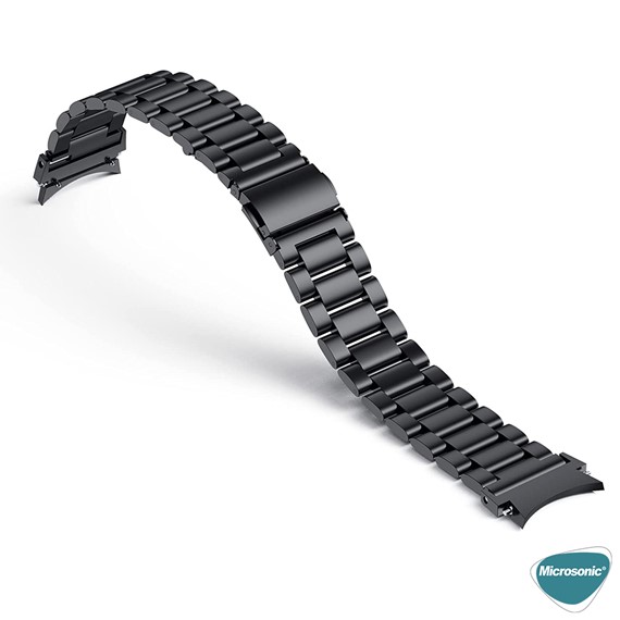 Microsonic Samsung Galaxy Watch 5 Pro 45mm Solid Steel Kordon Siyah 4
