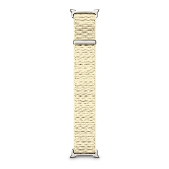 Microsonic Samsung Galaxy Watch 8 40mm Kordon FlexWeave Kumaş Bej 2