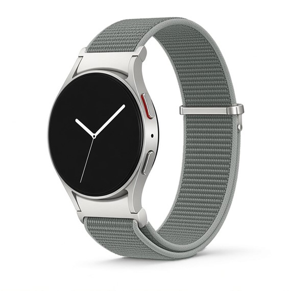 Microsonic Samsung Galaxy Watch 8 40mm Kordon FlexWeave Kumaş Gri 1