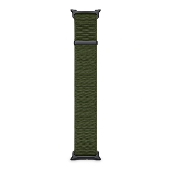 Microsonic Samsung Galaxy Watch 8 40mm Kordon FlexWeave Kumaş Haki 2