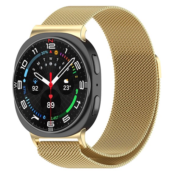 Microsonic Samsung Galaxy Watch 8 44mm Milanese Loop Kordon Gold 2