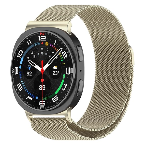 Microsonic Samsung Galaxy Watch 8 44mm Milanese Loop Kordon Sarı 2