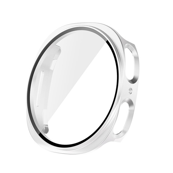 Microsonic Samsung Galaxy Watch 8 44mm Kılıf Matte Premium Slim WatchBand Gümüş 2