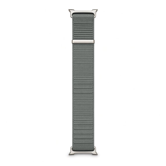 Microsonic Samsung Galaxy Watch 8 Classic 46mm Kordon FlexWeave Kumaş Gri 2