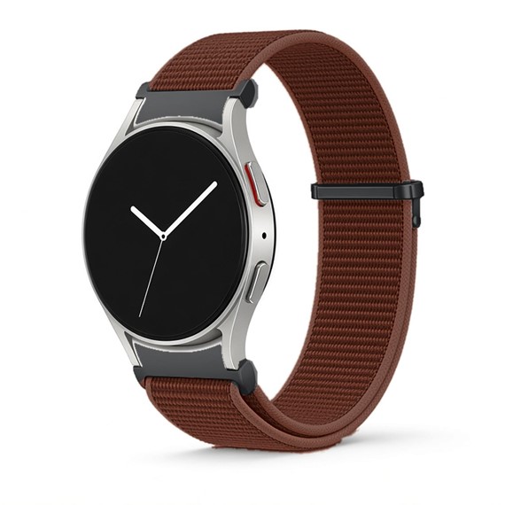 Microsonic Samsung Galaxy Watch 8 Classic 46mm Kordon FlexWeave Kumaş Kahverengi 1