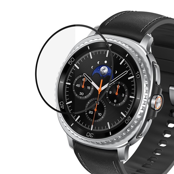 Microsonic Samsung Galaxy Watch 8 Classic 46mm Tam Kaplayan Nano Cam Ekran Koruyucu Siyah 1