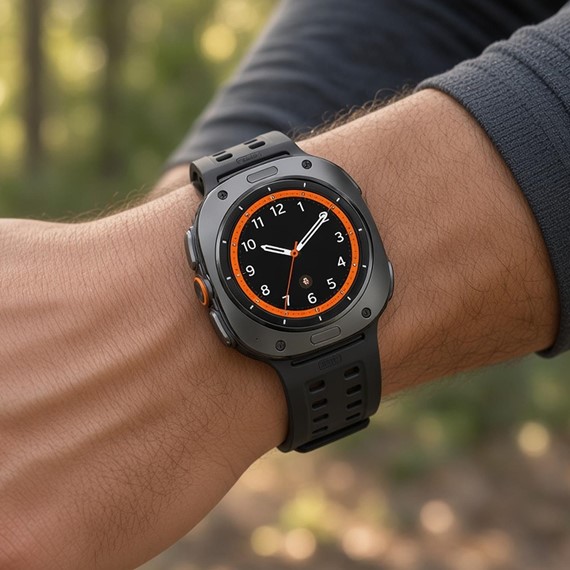 Microsonic Samsung Galaxy Watch Ultra Kordon AeroFlex Sport Bej 7