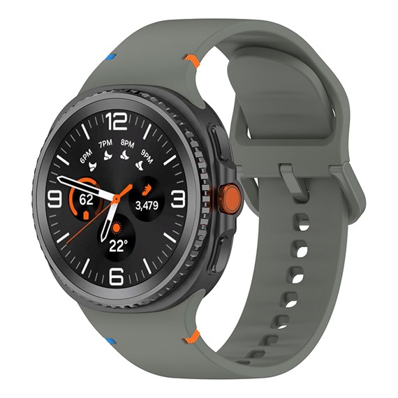 Microsonic Samsung Galaxy Watch Ultra 2025 Kordon ProMotion Sport Haki 1