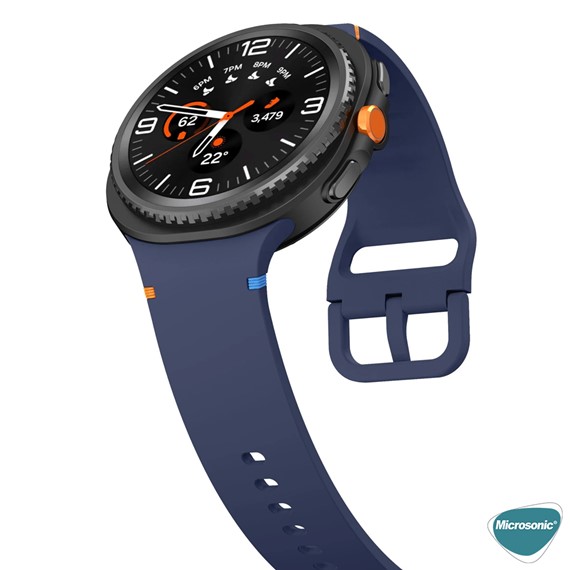 Microsonic Samsung Galaxy Watch Ultra 2025 Kordon ProMotion Sport Lacivert 5