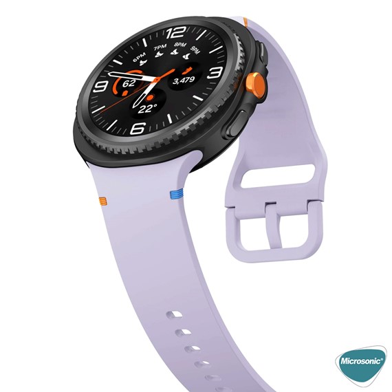 Microsonic Samsung Galaxy Watch Ultra 2025 Kordon ProMotion Sport Lila 5