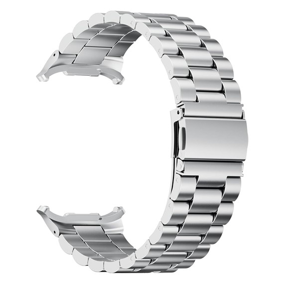 Microsonic Samsung Galaxy Watch Ultra Metal Stainless Steel Kordon Gümüş 1