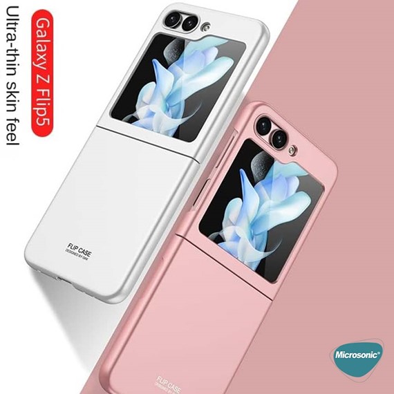 Microsonic Samsung Galaxy Z Flip 5 Kılıf Shape Hard Cover Lila 7