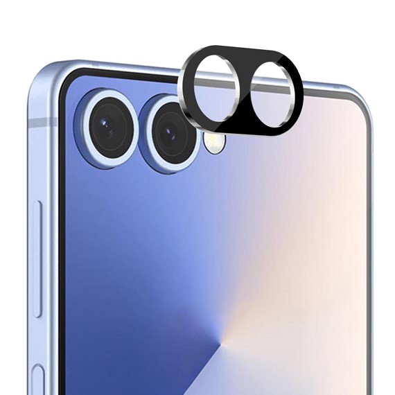 Microsonic Samsung Galaxy Z Flip 7 Kamera Lens Koruma Camı V2 Siyah 1