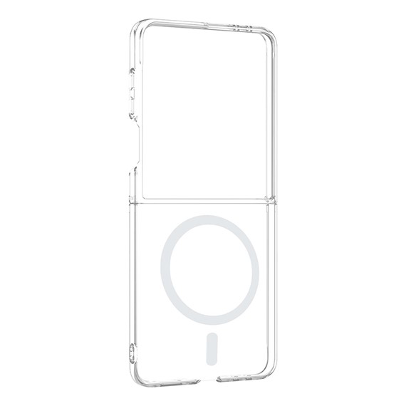 Microsonic Samsung Galaxy Z Flip 8 Kılıf MagSafe Clear Sararmaz Şeffaf 2