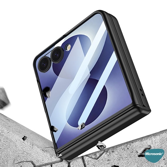 Microsonic Samsung Galaxy Z Flip 8 Kılıf Magneto Elite Bordo 4