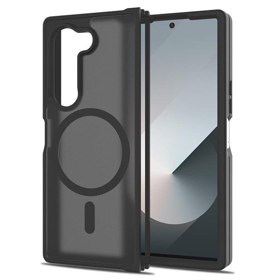 Microsonic Samsung Galaxy Z Fold 6 Kılıf Matte FrostMag Siyah 1